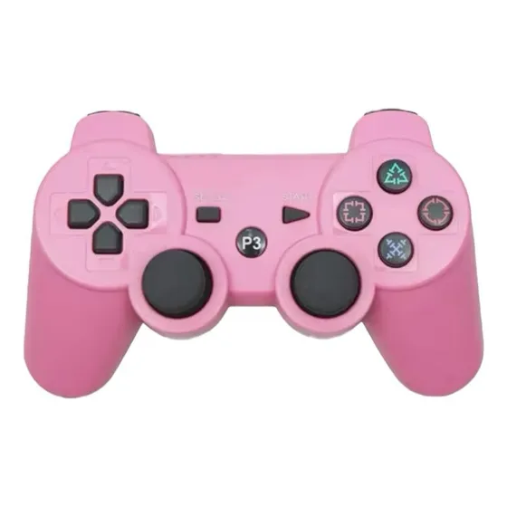 Control Joystick Inalámbrico Para Ps3 Rosa
