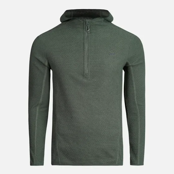 Poleron Teen Boy Mild Nanof 14 Zip Hoody Verde Botella Lippi