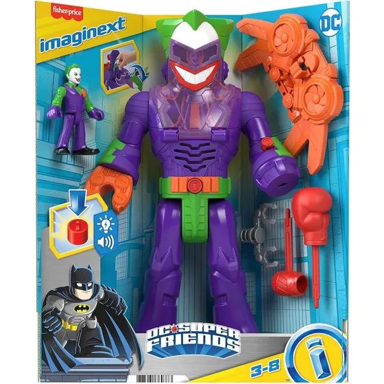 Imaginext Dc Super  Joker O Batman Con Luces Y Sonidods