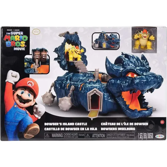 The Super Mario Bros Movie - Castillo De Bowser En La Isla -