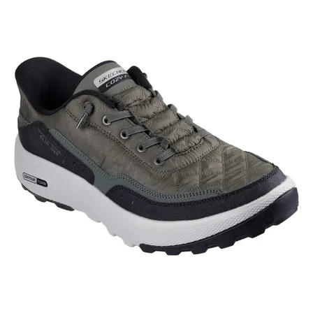 Tênis Skechers Casual Urban Slip Ins Masculino Verde Musgo Verde Musgo Lisa 42 Br