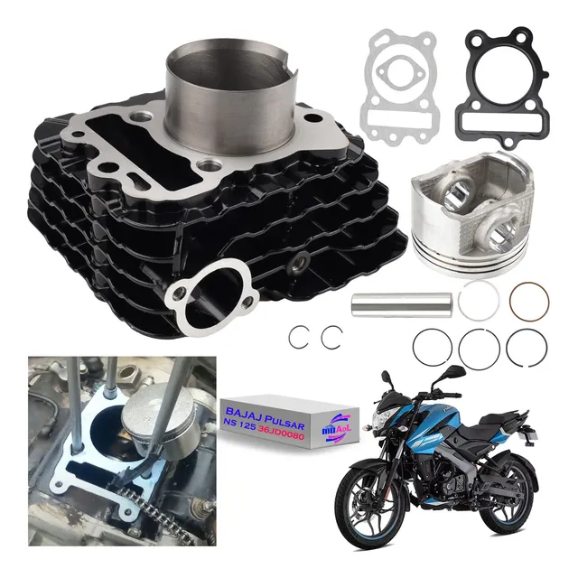 Kit De Cilindro Bajaj Pulsar Ns 125 Origina Calidad 36jd0080