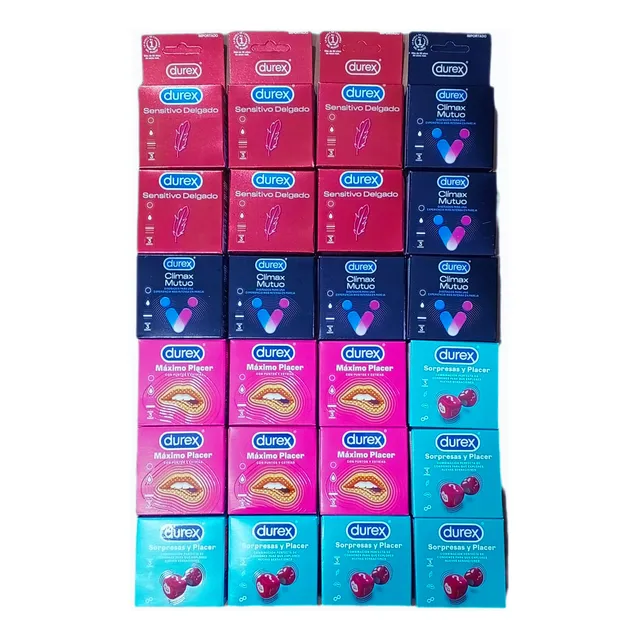 72 Condones Preservativos Durex