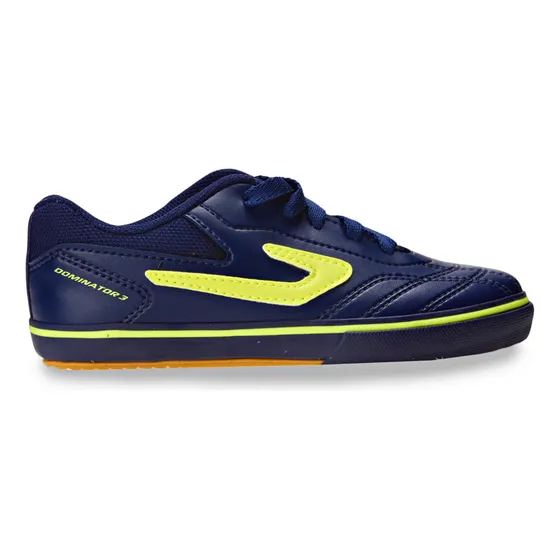 Chuteira Juvenil Futsal Dominator 3 Marinho E Verde Topper