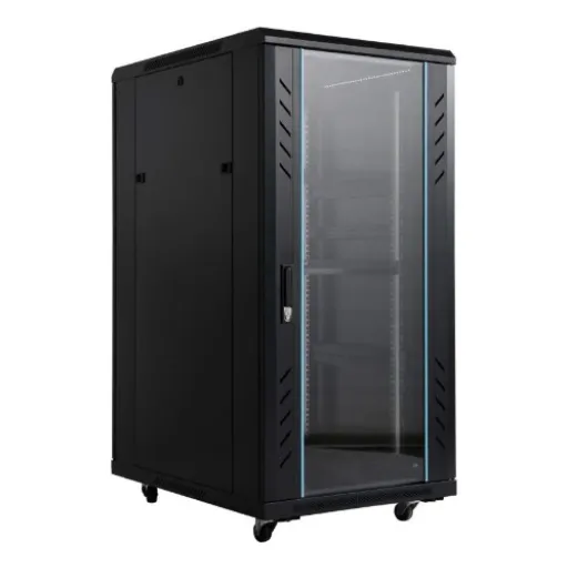 Rack Mural 18u Llave Puerta Vidrio Servidor Redes Switch Dvr