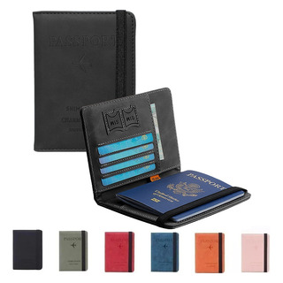 Porta Pasaporte Documentos Funda Protectora Viaje Con Rfid Color Negro Porta Pasaporte Documentos Funda Protectora Viaje Con Rfid Color Negro