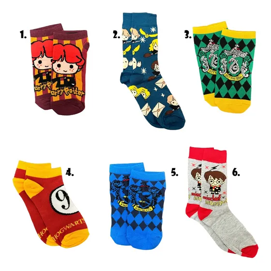 Medias Largas Y Corta Talla Unica Harry Potter Slytherin