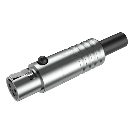 Conector Roxtone Rmx3f-c Mini Xlr Hembra