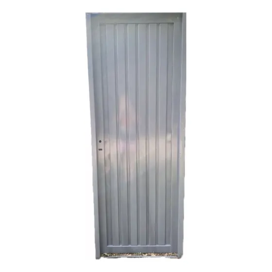 Puerta Chapa Simple Bastonada 180x60