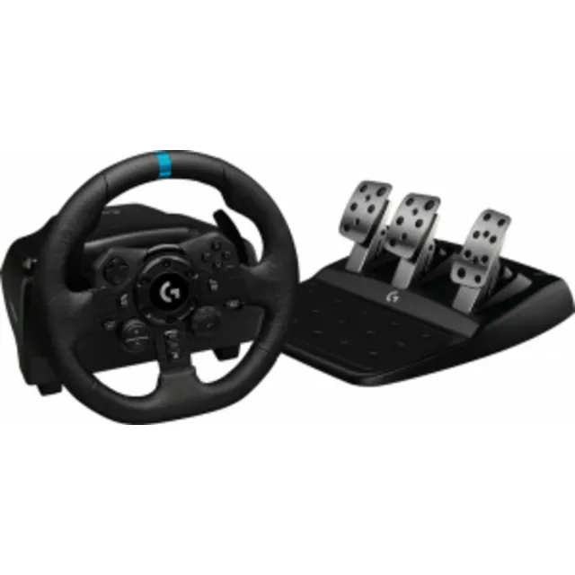 Volante De Carreras Y Pedales Gamer Logitech G G923 S12 Color Negro