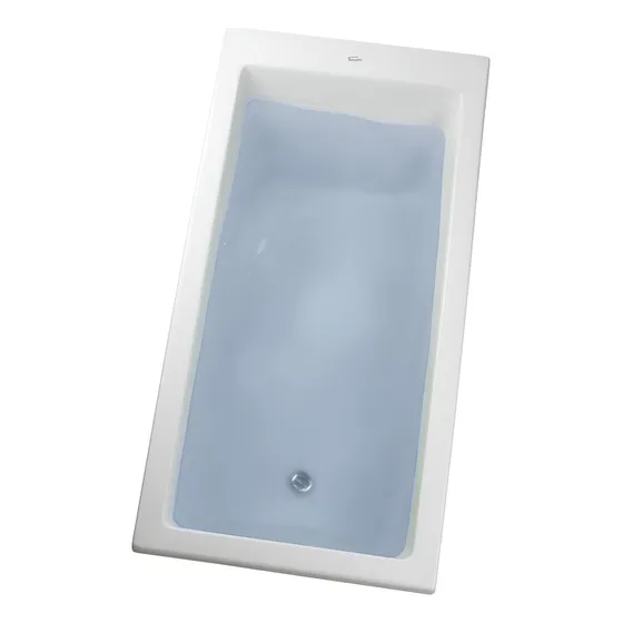 Bañera De Fibra De Vidrio Blanca 170x70x39 Acra