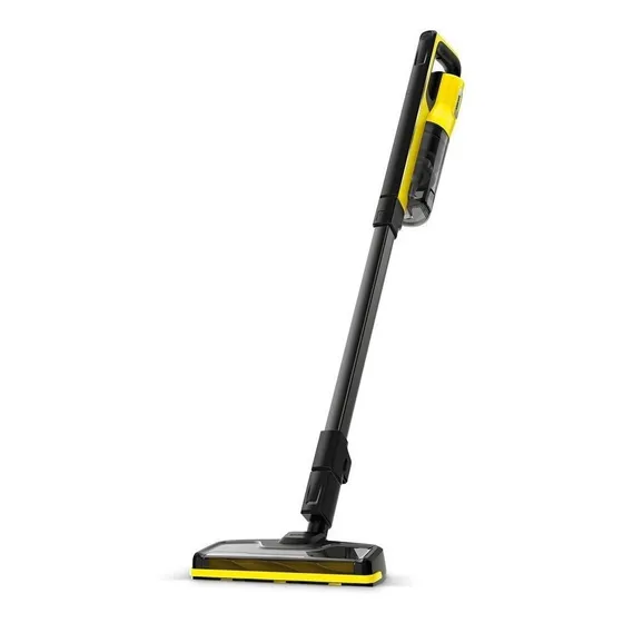 Aspiradora inalámbrica Vertical Kärcher VC 4s Cordless negra y amarilla 220V