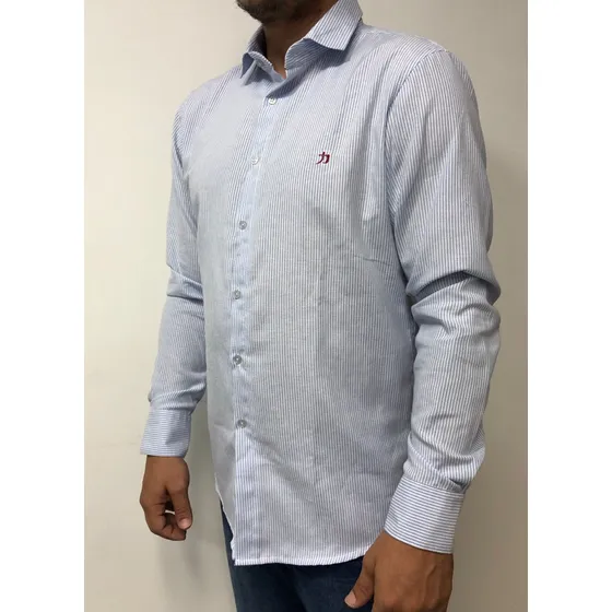 Camisa Caballero Vestir Mangas Largas Mod Sam 2 Rayas
