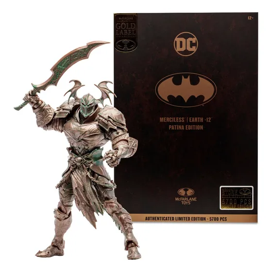 Mc Farlane Dc Figura 18cm Articulado Patina Edition Merciles