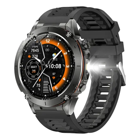 Relógio Inteligente Bluetooth Amoled Redondo 1.43'' 3atm Gps
