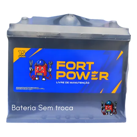 Bateria Fort Power 80ah  Chumbo-ácido - Tucson -sp Capital - Direito