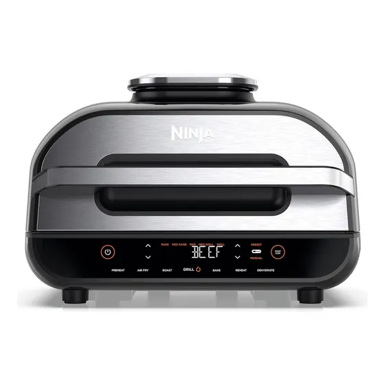 Parrilla/grill Con Sensor Digital Y Freidora De Aire Ninja Ag551eu