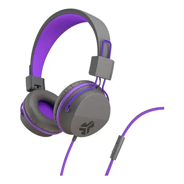 Audifonos De Diadema Sonidolab Vibe Junior Wired Color Morado
