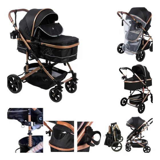 Coche Moisés Para Bebe Lujo 0 A 4 Años Super Liviano