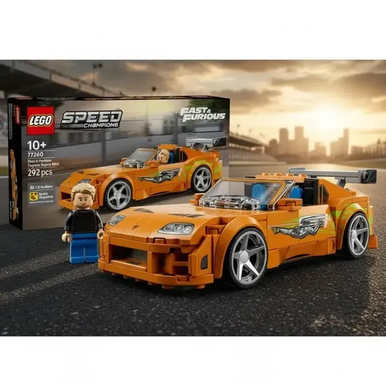 LEGO Speed Champions Toyota Supra MK4 Velozes e Furiosos 77260 - 292 peças