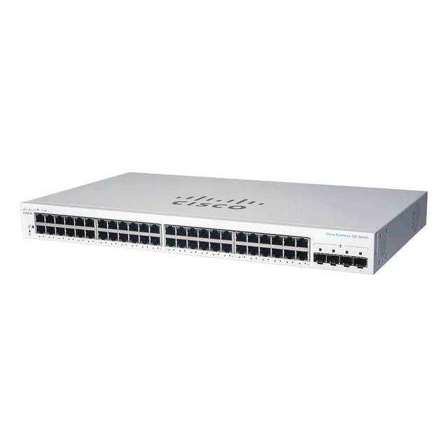 Switch Inteligente Cbs220-48p-4x De 48 Puertos Ge Poe Diseña