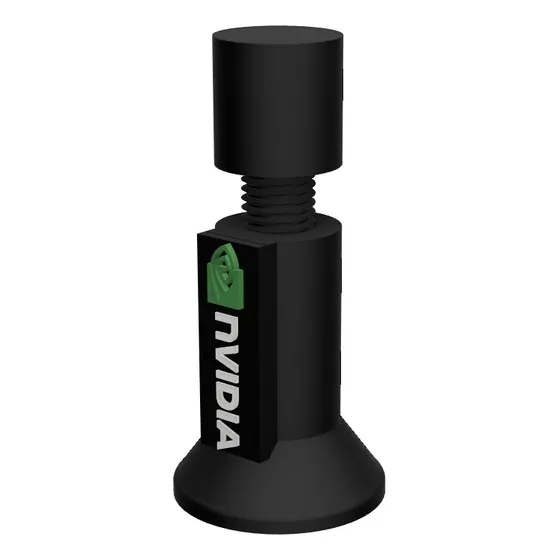 Soporte Regulable Universal Gpu Placa De Video Nvidia 8 Cm A 12 Cm Negro