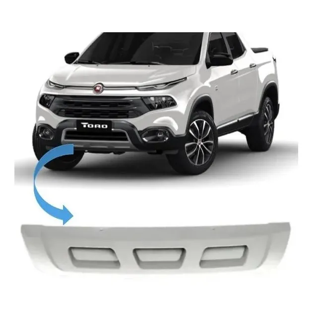 Spoiler Saia Prata Para-choque Dianteiro Original Fiat Toro