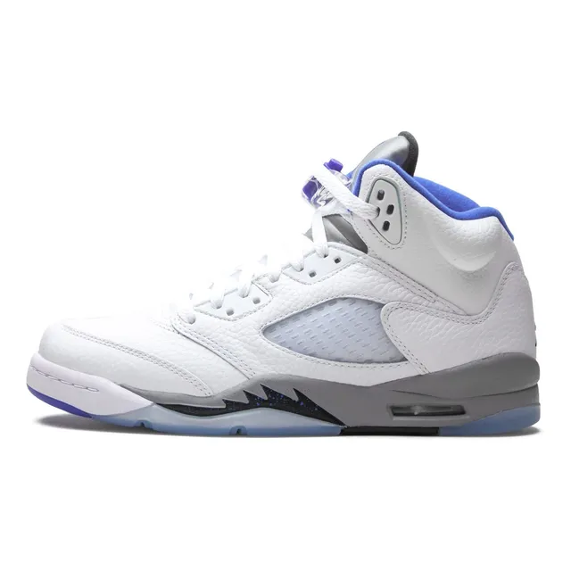 Niño S Jordan 5 Retro Sigilo Blanco Sigilo-negro-hyper Royal
