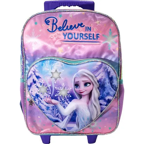 Mochila Escolar Frozen Ruz Aqua/lila