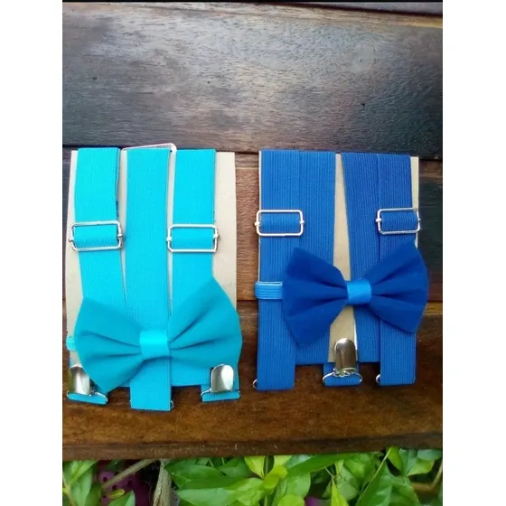 Corbatin De Gamuza Y Tirante Elastico