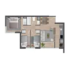 3 dormitorios  |  1 baño