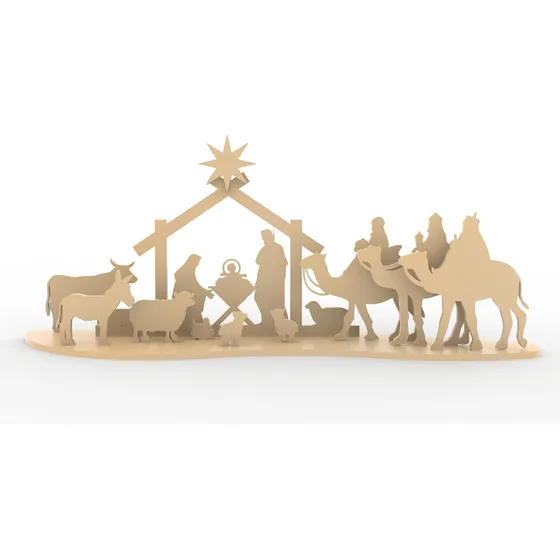 Pesebre Madera Lux Extra Grande