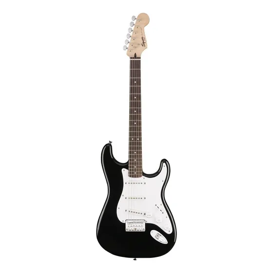 Guitarra eléctrica Squier by Fender Bullet Stratocaster HT de álamo black brillante con diapasón de laurel indio