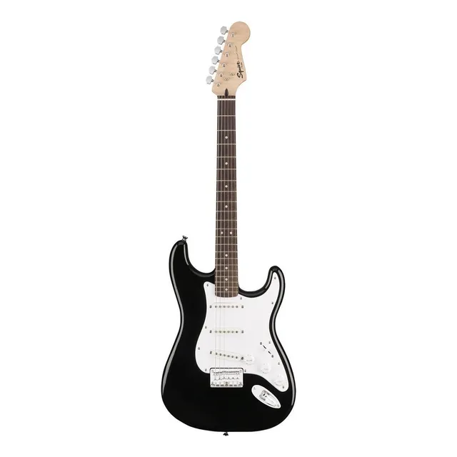 Guitarra eléctrica Squier by Fender Bullet Stratocaster HT de álamo black brillante con diapasón de laurel indio