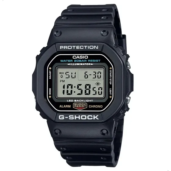 Relógio Masculino Casio G-shock Preto Dw-5600ue-1vdf