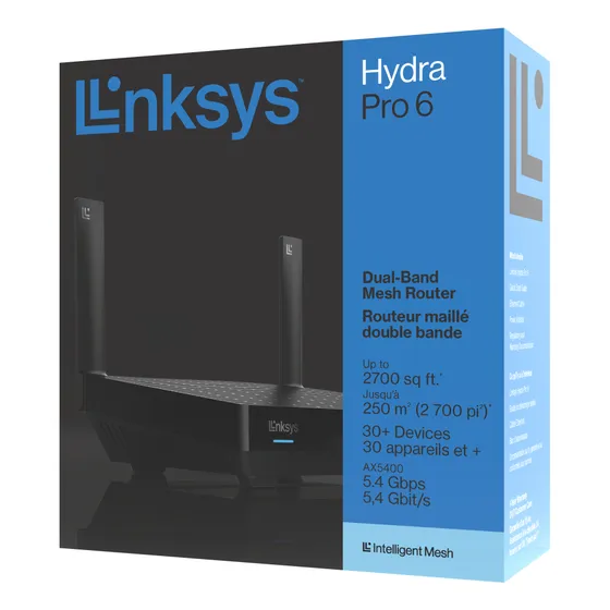 Router Linksys Hydra 6 Dual Band Mesh Wifi 6 Ax5400 Gigabit
