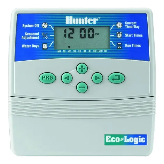 Programador De Riego Automático Hunter Elc, 4 Estaciones