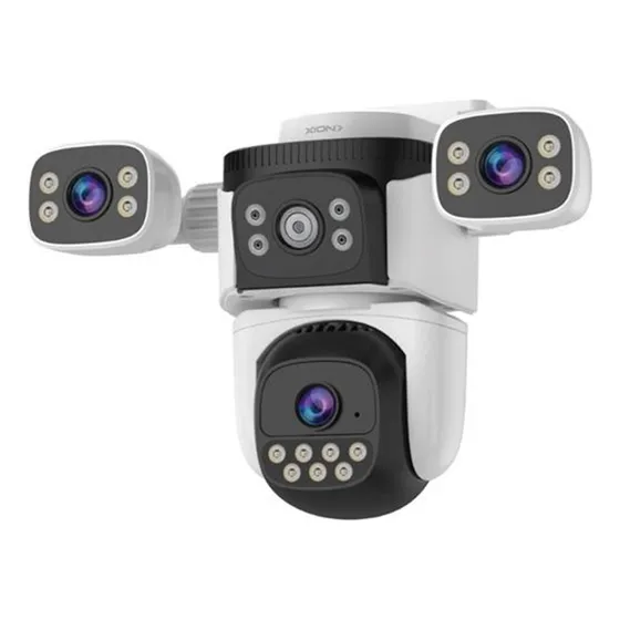 Cámara De Seguridad Smart Xion Multi Camaras 3 Lentes Color Blanco