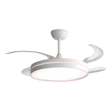 Ventilador De Techo Liliana Vthb603r 4 Aspas Retractiles 4 Blanco 1.067 M