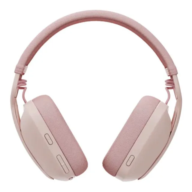 Audífonos Logitech Zone Vibe 100 Inalámbrico Over Ear Color Rose
