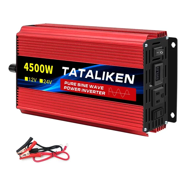 Inversor De Onda Sinusoidal Pura 12v/110v 4500w Para Coches