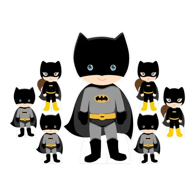 Mini Kit Display Festa Infantil Batman E Batgirl