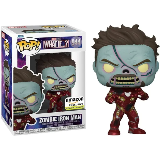 Funko Pop Vinyl Marvel - What If...? - Zombie Iron-man Glow