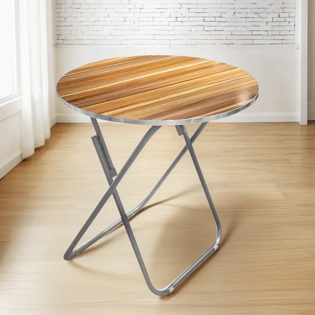 Mesa Plegable Portatil Multifuncional Mesa Auxiliar 60x60cms