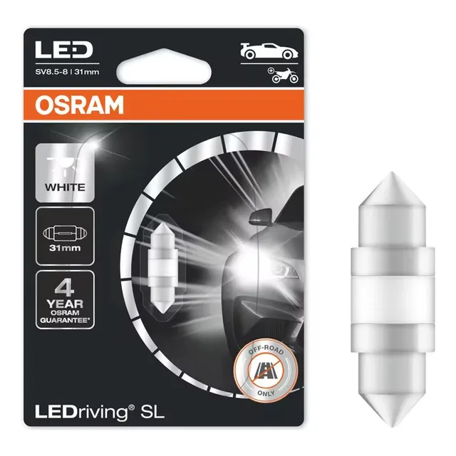 Luz Led De Señalización Osram C5w Festoon, 31 Mm, 36 Mm, 41