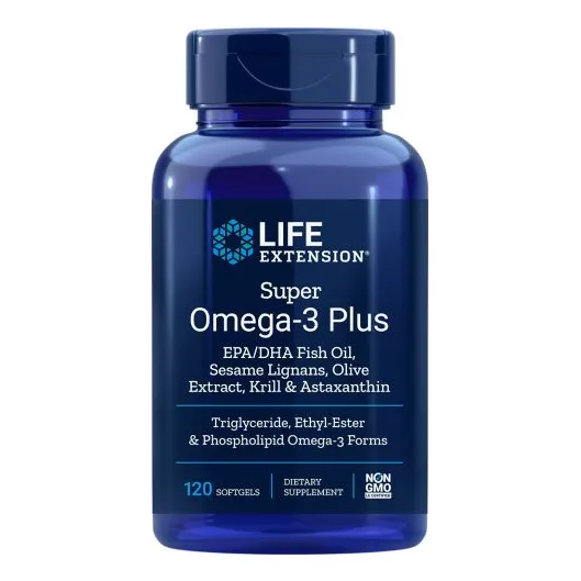 Suplemento Life Extension Super Omega-3 Epa/dha 120 Cápsulas