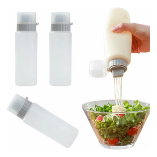 . 3 Botella Exprimida De Salsa De Ensalada De Grado . 3 Botella Exprimida De Salsa De Ensalada De Grado