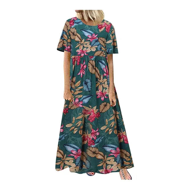 Vestido Nuevo Verano Para Mujer 2022 Holgado Cambio Fluido