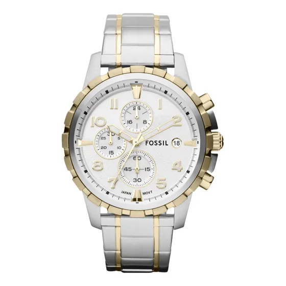 Reloj Cronógrafo Fossil Dean Fs4795ie Para Hombre, Correa De