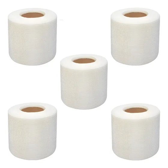 Cinta Fibra De Vidrio, 4 PuLG, Tablaroca C/5 Rollos